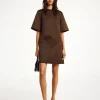 Kleider^By Malene Birger Harperz Minikleid DarkMahogany