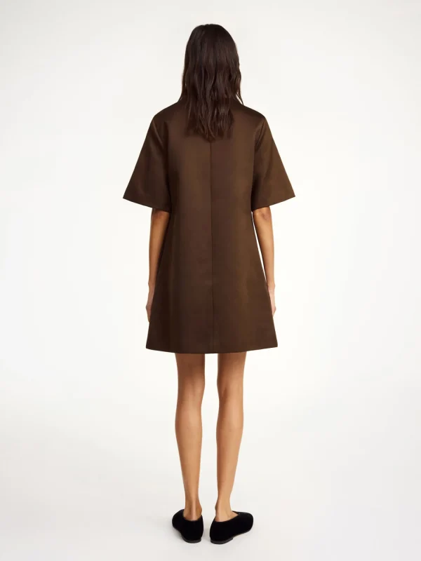 Kleider^By Malene Birger Harperz Minikleid DarkMahogany