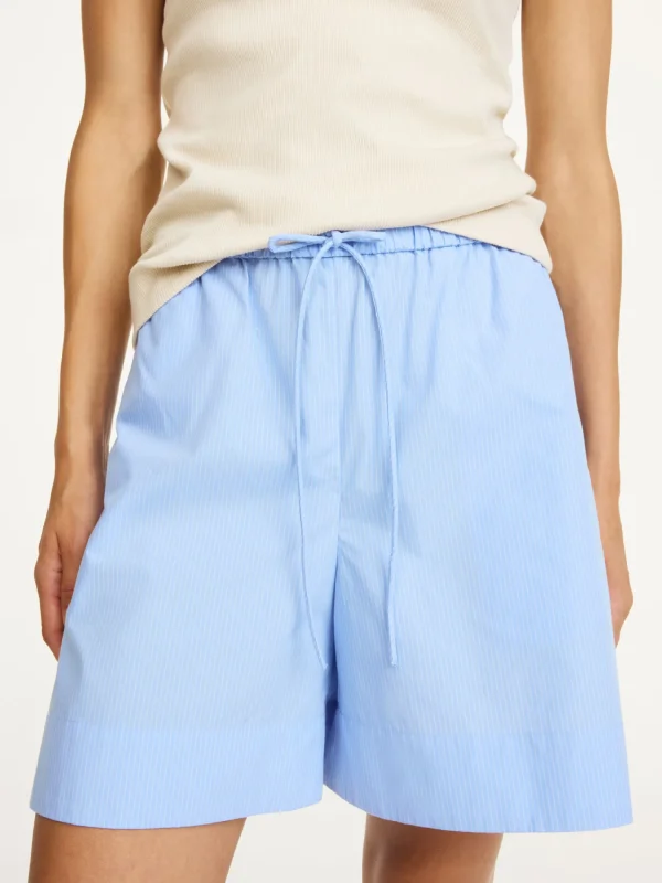 Shorts^By Malene Birger Ifeion Shorts BlueIrisStripeSmall