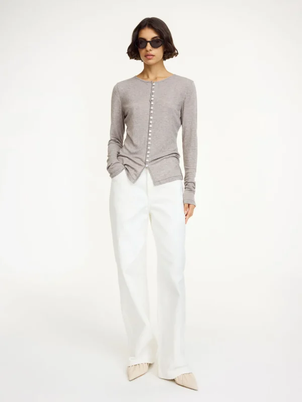 Tops & Blusen^By Malene Birger Janes Cardigan Fosil