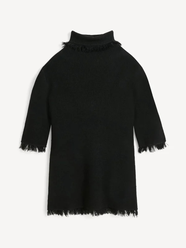 Strickmode^By Malene Birger Jaxa Top aus Wollmischung Black