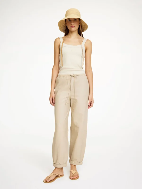 Hosen^By Malene Birger Joanni Hose aus Leder Cement