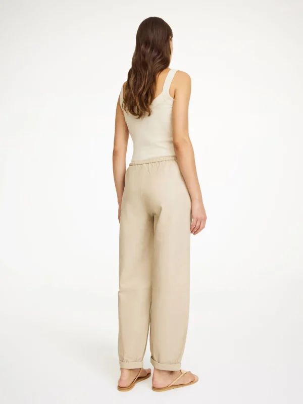 Hosen^By Malene Birger Joanni Hose aus Leder Cement