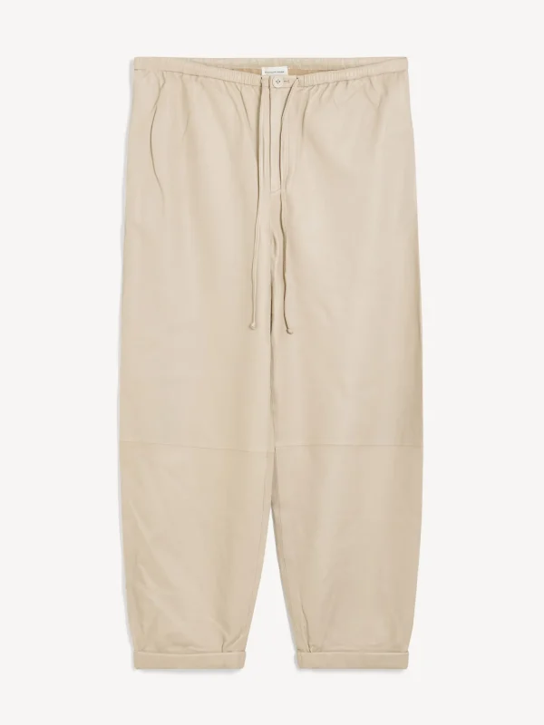 Hosen^By Malene Birger Joanni Hose aus Leder Cement