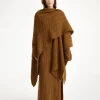 Strickmode | Mäntel & Jacken^By Malene Birger Kassillas Poncho aus Wollmischung Bison