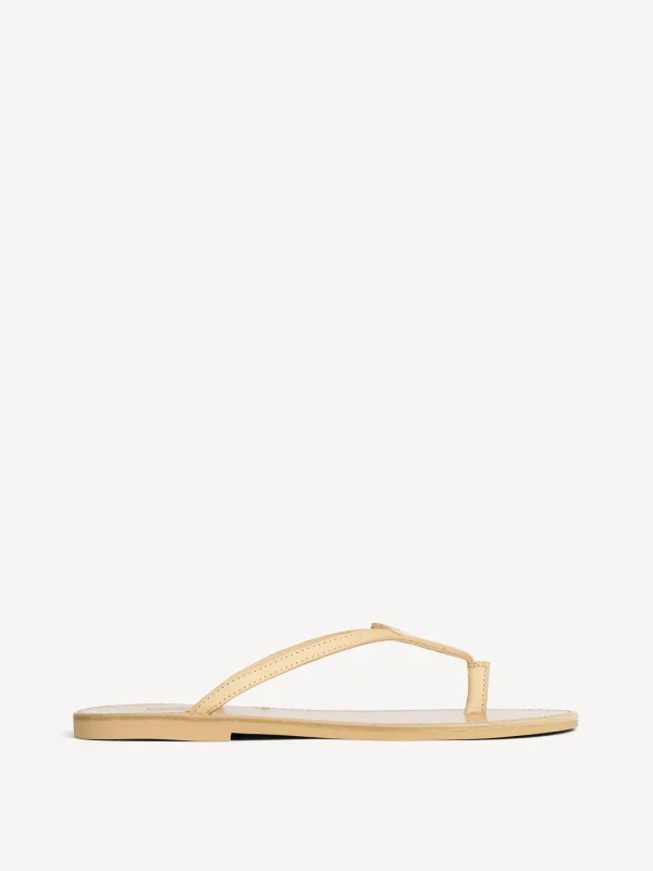 Schuhe^By Malene Birger Lalla Sandale aus Leder Tan