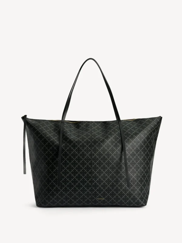 Signature Flower | Taschen^By Malene Birger Leesa Tote Charcoal