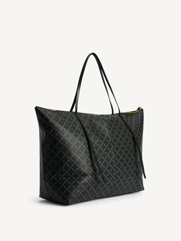 Signature Flower | Taschen^By Malene Birger Leesa Tote Charcoal