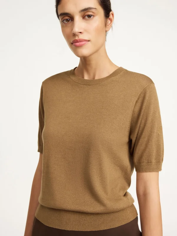 Strickmode^By Malene Birger Lelle Pullover LightBrown