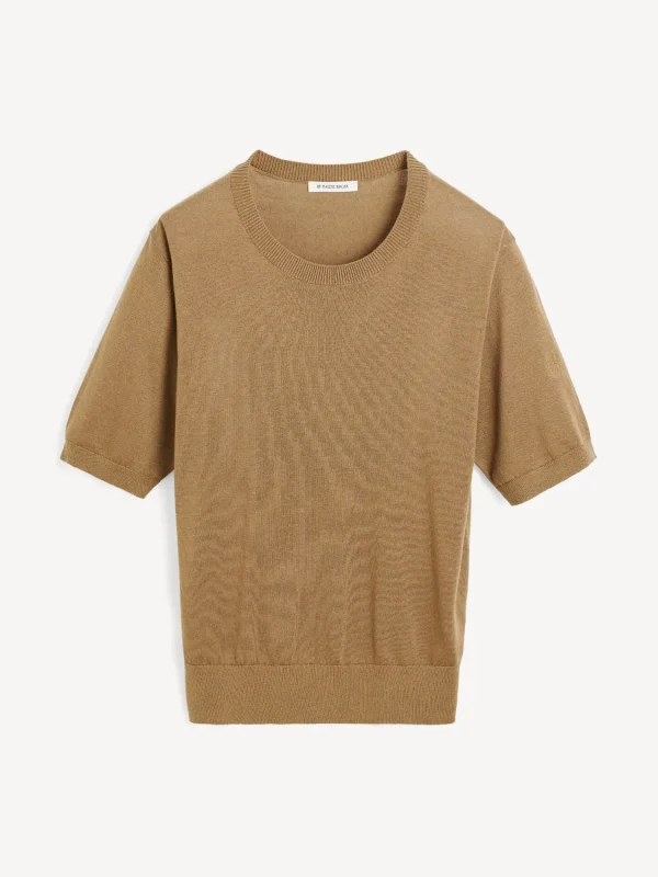 Strickmode^By Malene Birger Lelle Pullover LightBrown