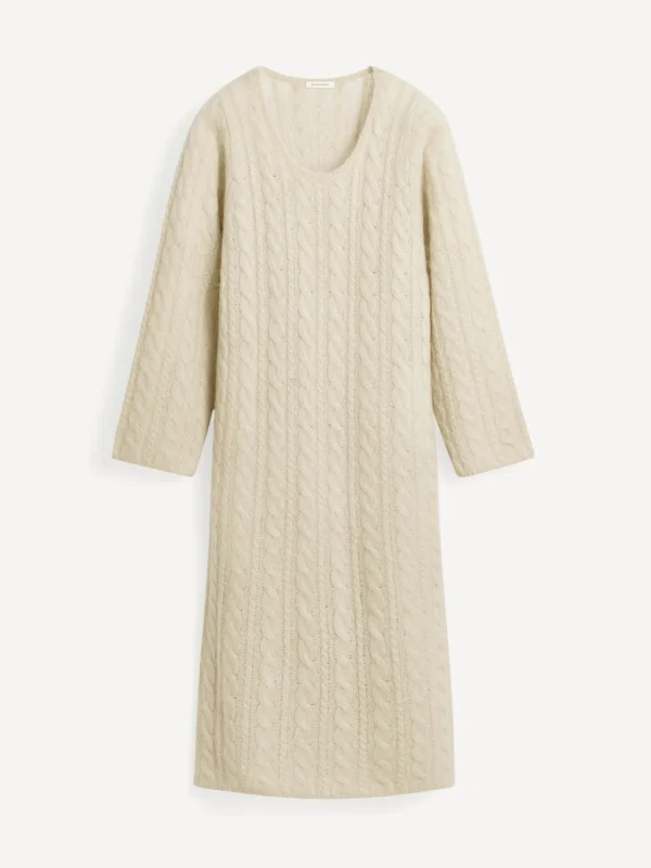 Kleider | Strickmode^By Malene Birger Lovella Maxikleid OysterGray