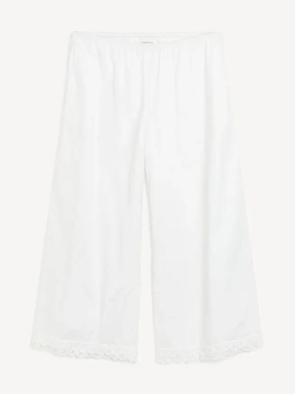 Hosen^By Malene Birger Luisa Hose aus Biobaumwolle SoftWhite