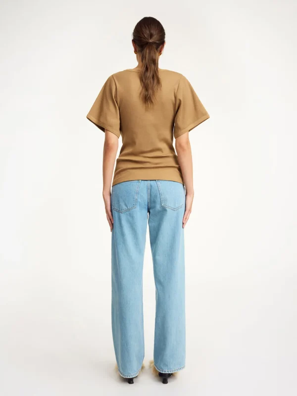 Tops & Blusen^By Malene Birger Lunai T-Shirt LightBrown