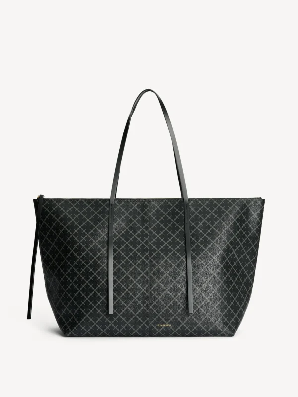 Signature Flower | Taschen^By Malene Birger Luze Tote Charcoal