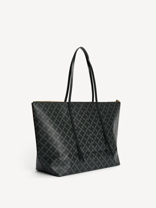 Signature Flower | Taschen^By Malene Birger Luze Tote Charcoal