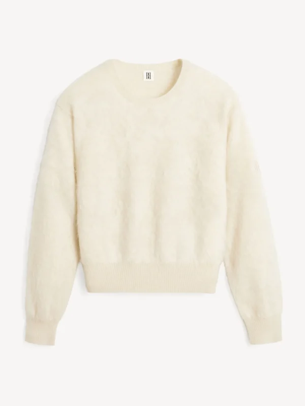 Strickmode^By Malene Birger Mantea Cashmere Pullover OysterGray