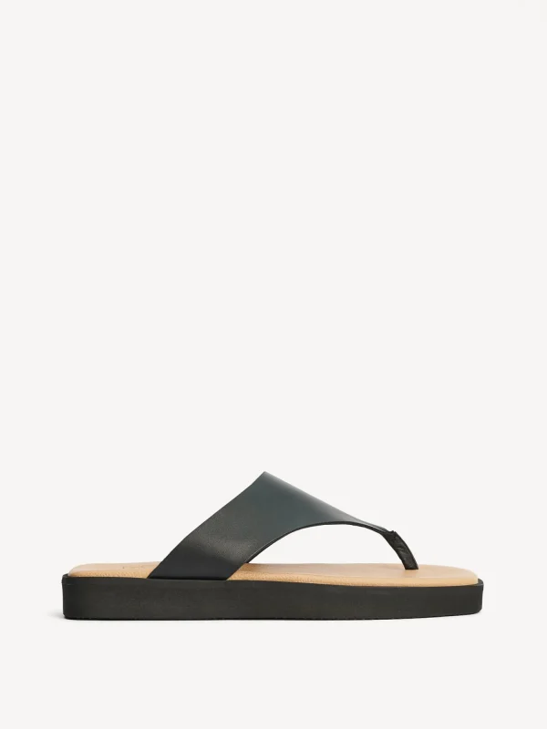 Schuhe^By Malene Birger Marisol Sandalen aus Leder Black