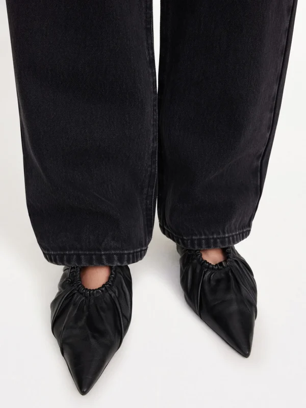 Schuhe^By Malene Birger Masey Mules aus Leder Black