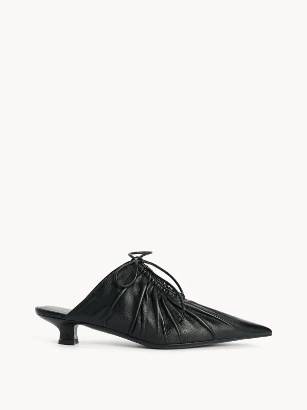 Schuhe^By Malene Birger Masey Mules aus Leder Black