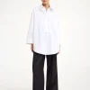 Hemden^By Malene Birger Maye Hemdbluse aus Bio-Baumwolle PureWhite