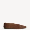 Schuhe^By Malene Birger Merina Flats aus Leder Warmbrown