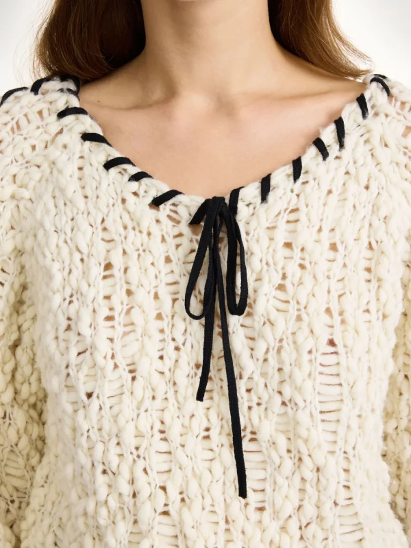 Strickmode^By Malene Birger Milea Pullover SoftWhite