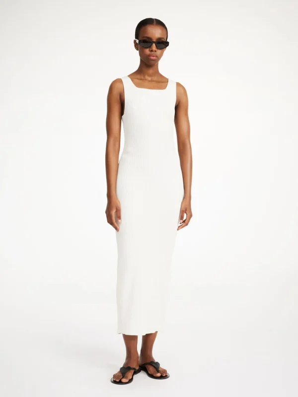 Kleider | Strickmode^By Malene Birger Milelo Maxikleid SoftWhite