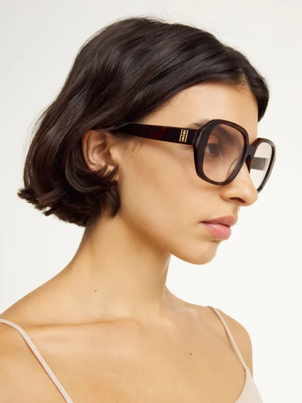 Weitere Accessoires^By Malene Birger Milla Sonnenbrille Tortoise