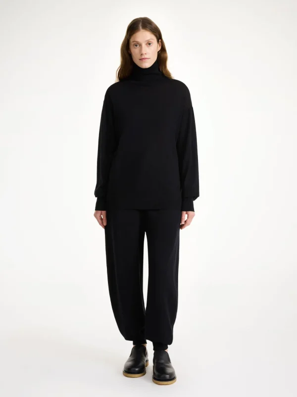 Strickmode^By Malene Birger Mohsen Rollkragenpullover Black