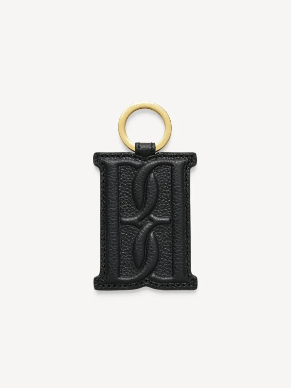 Weitere Accessoires^By Malene Birger Monno Schlüsselanhänger aus Leder Black