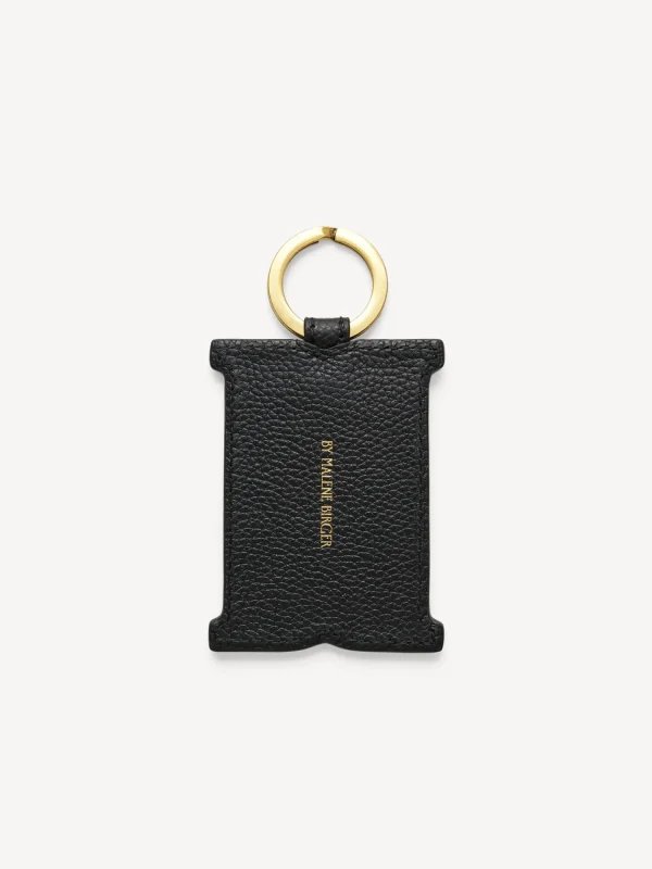 Weitere Accessoires^By Malene Birger Monno Schlüsselanhänger aus Leder Black