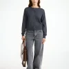 Strickmode^By Malene Birger Montie Cardigan aus Merinowolle Jetgrey