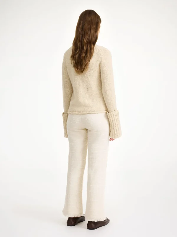 Hosen^By Malene Birger Nadihas High-Waist-Hose SoftWhite