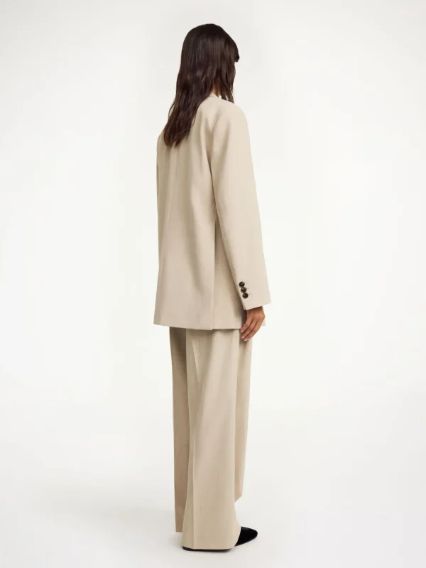 Blazer^By Malene Birger Ophie Einreiher Blazer BeigeMelange