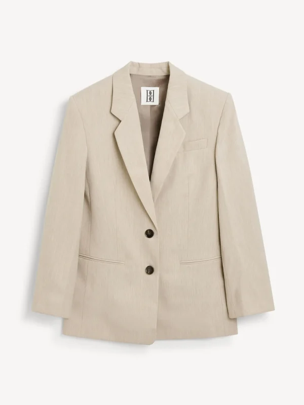 Blazer^By Malene Birger Ophie Einreiher Blazer BeigeMelange