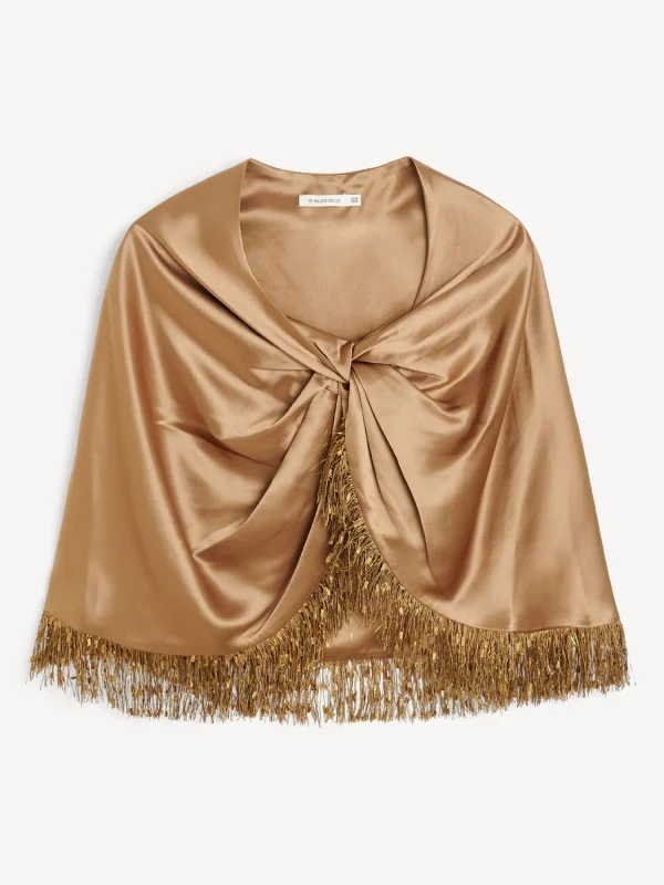 Schals^By Malene Birger Pinlo Cape ToastedCoconut