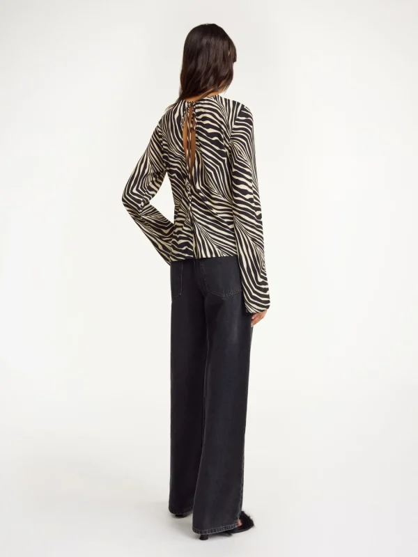 Tops & Blusen^By Malene Birger Pricilla Oberteil Zebra