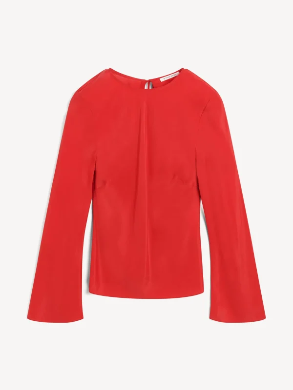 Tops & Blusen^By Malene Birger Pricilla Oberteil DarkChilli