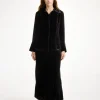 Hemden^By Malene Birger Rosiannas Samtbluse Black