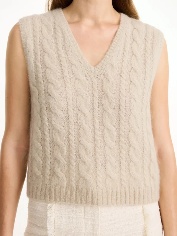 Strickmode^By Malene Birger Simea Pullunder OysterGray