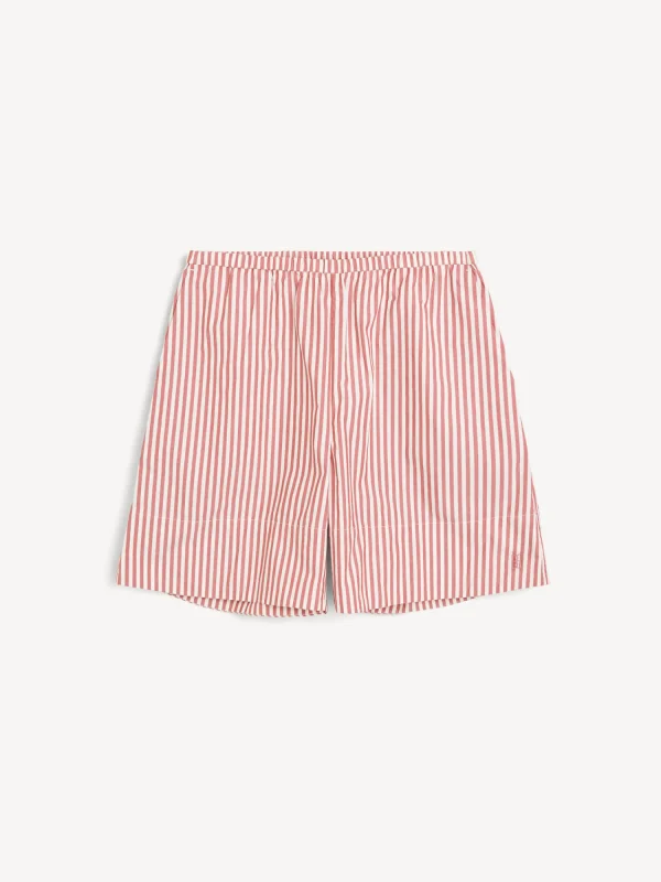 Shorts^By Malene Birger Siona Shorts RedWhiteStripes