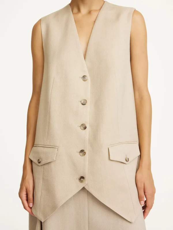 Blazer^By Malene Birger Sophine Weste OysterGray