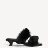 Schuhe^By Malene Birger Tianna Sandalen aus Schafsfell Black