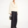 Strickmode^By Malene Birger Tinley Cardigan aus Wollgemisch SoftWhite