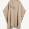 Schals^By Malene Birger Turtlo Wollponcho GreyBrownMelange