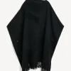 Schals^By Malene Birger Turtlo Wollponcho Black