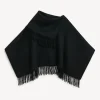 Schals^By Malene Birger Turtma Wollponcho Black