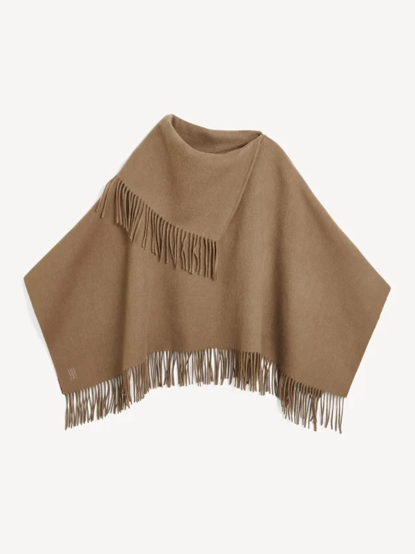 Schals^By Malene Birger Turtma Wollponcho LightBrown