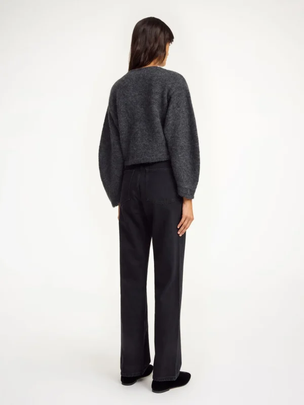 Strickmode^By Malene Birger Zharea Cardigan aus Wolle GreyMelange