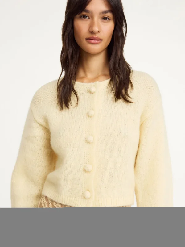 Strickmode^By Malene Birger Zharea Cardigan aus Wolle SeaMist